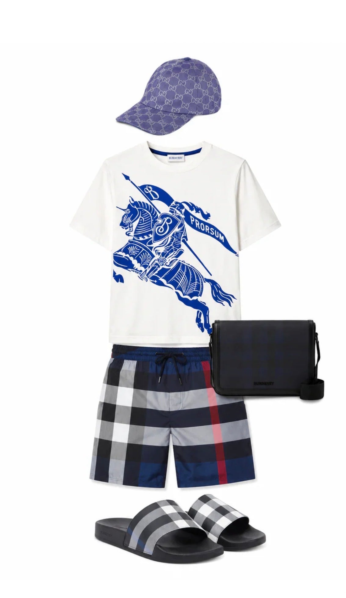 Ensemble burbury + sacoche